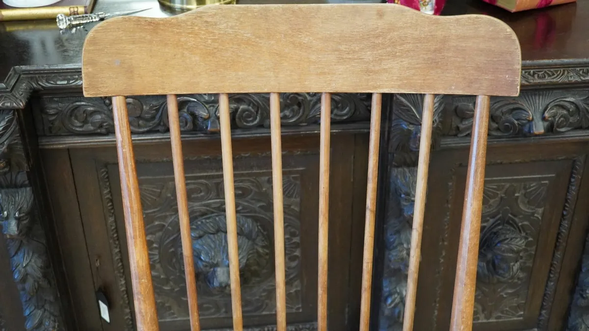 Traditional Spindle-Back Rocking Chair - Image 4