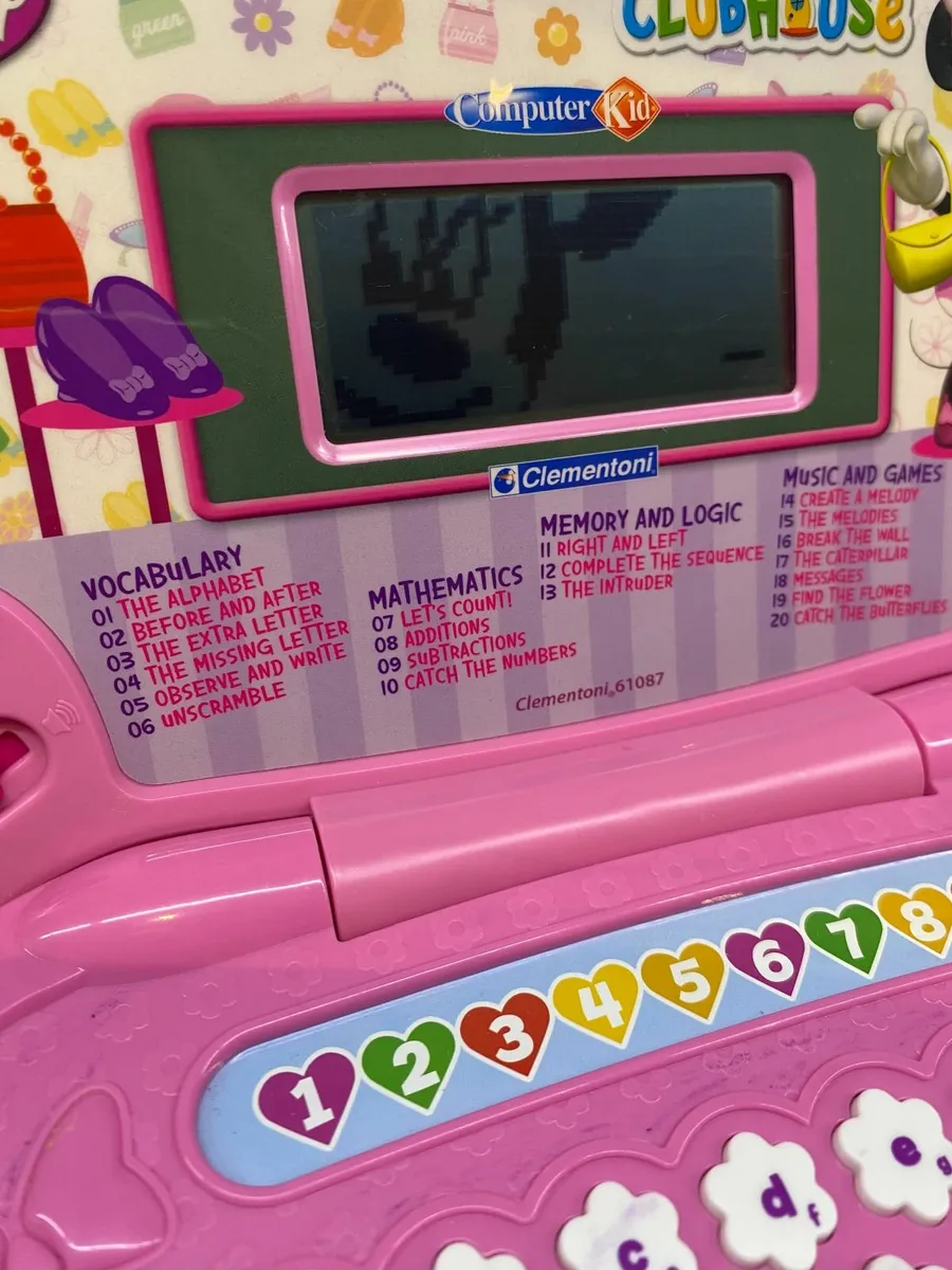 Clementoni Minnie Mouse Kids Laptop - Image 2