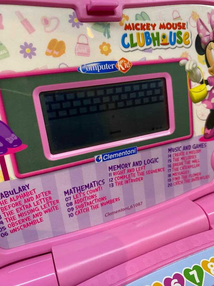 Clementoni Minnie Mouse Kids Laptop - Image 3