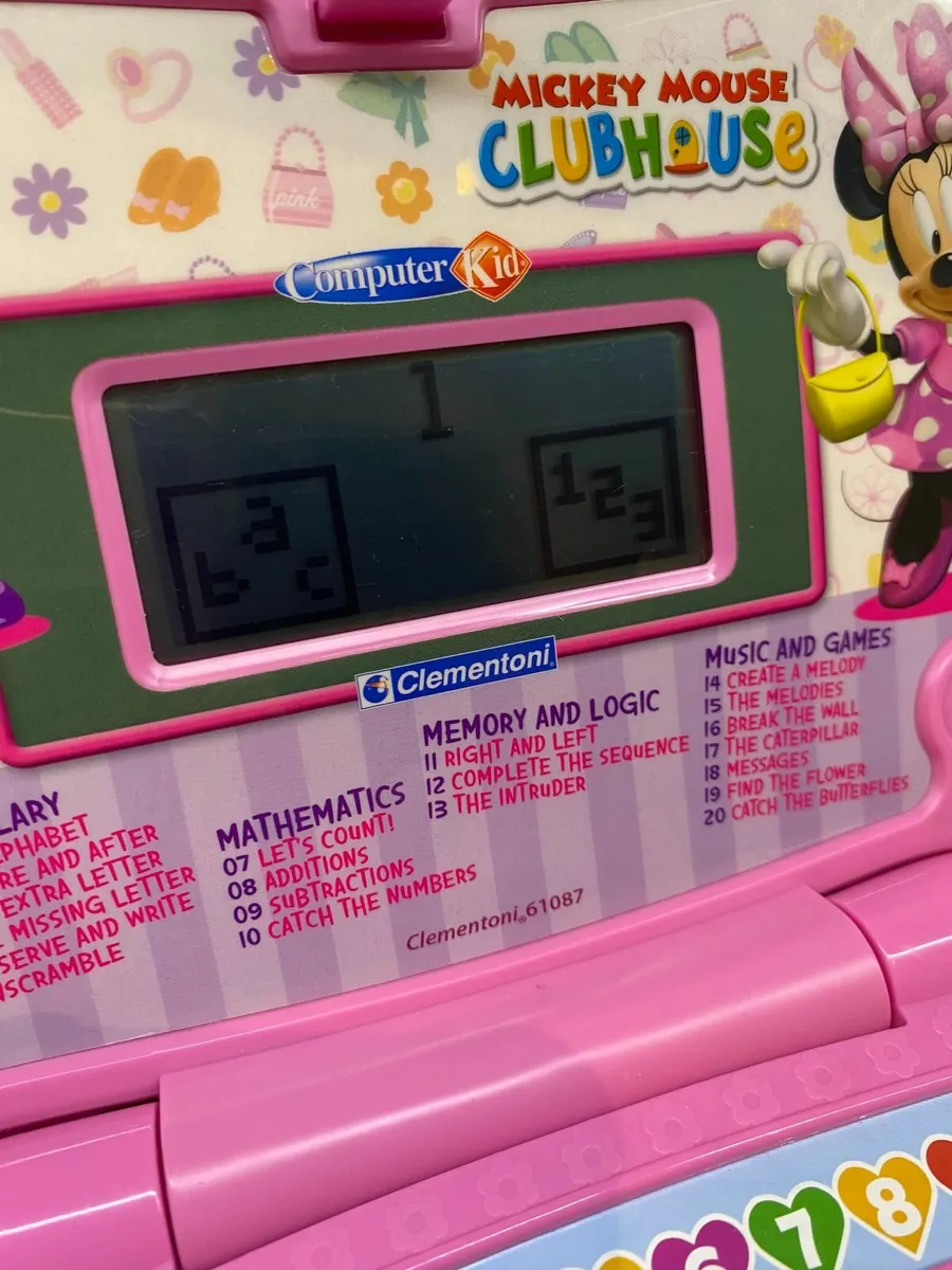 Clementoni Minnie Mouse Kids Laptop - Image 4