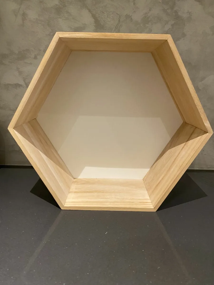 Set of Three Hexagonal Shelves - Image 4