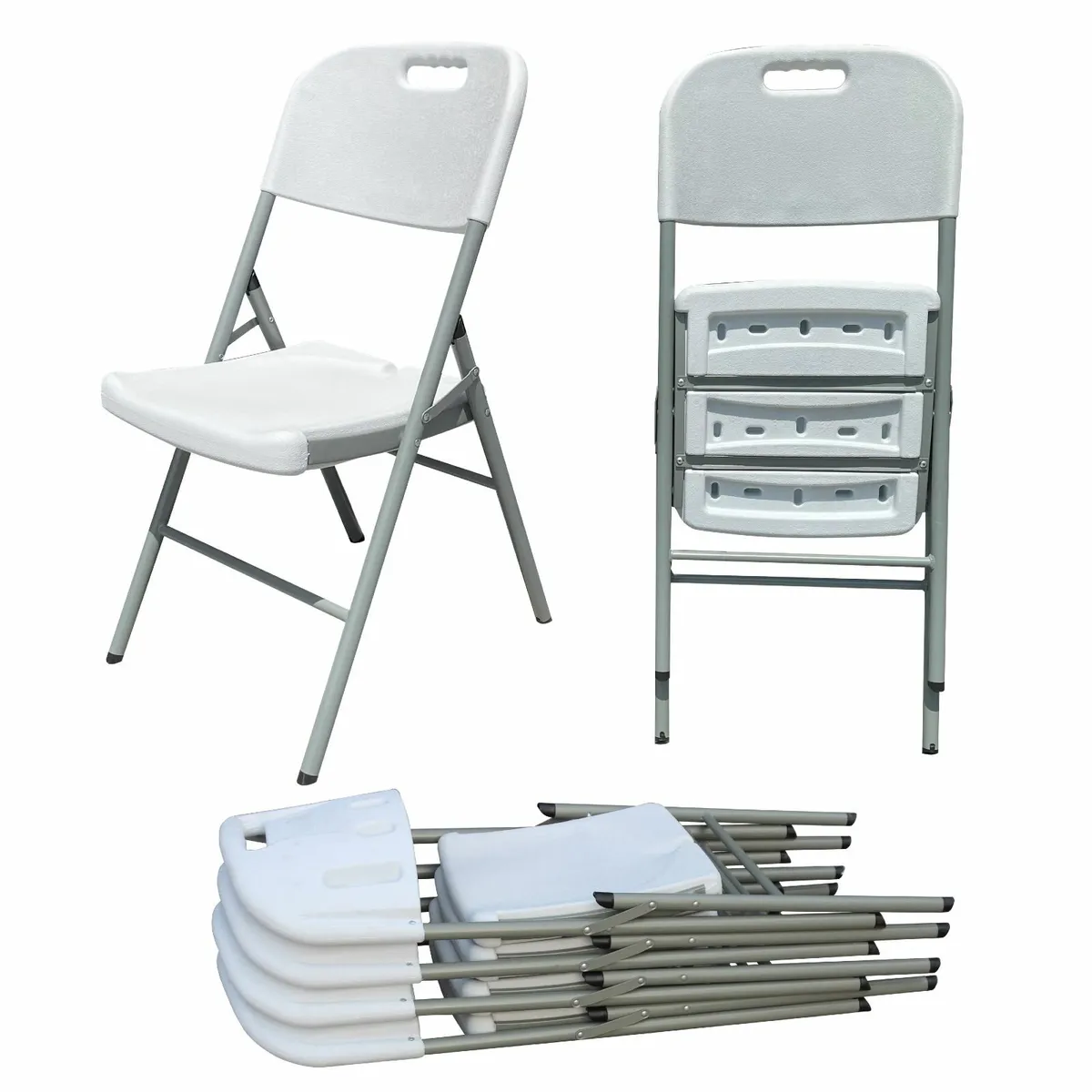 Folding Chairs Heavy Duty (4pcs) - Image 1