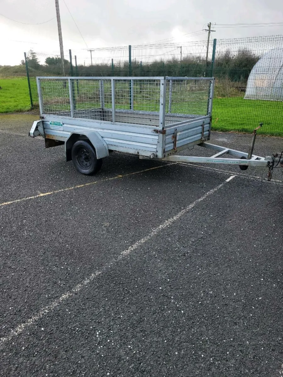 8x5 Paxton trailer single axle with creels - Image 1