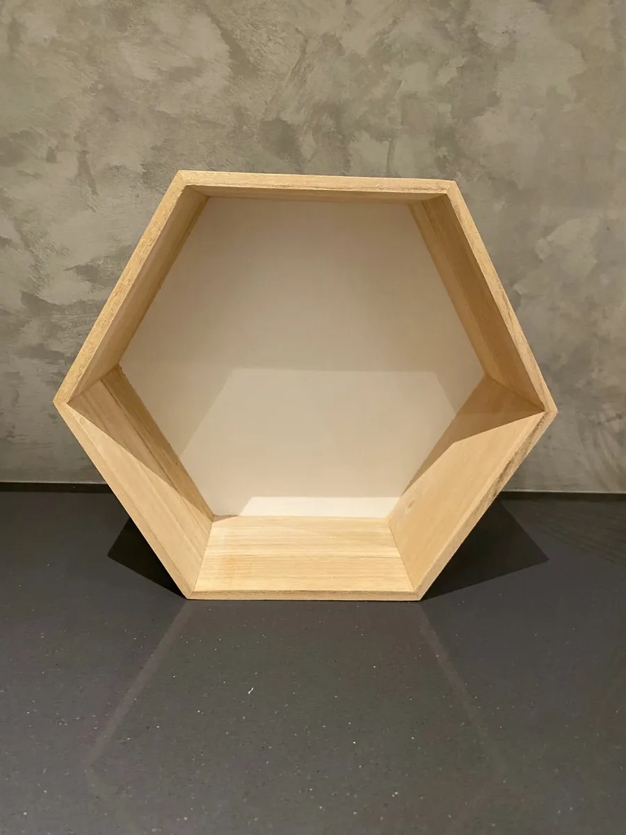 Set of Three Hexagonal Shelves - Image 3