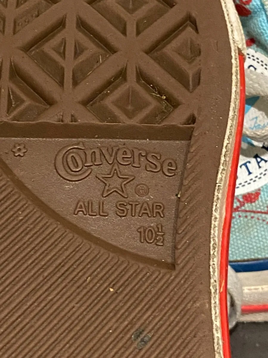 Mini Baby's Blue Converse - Image 3