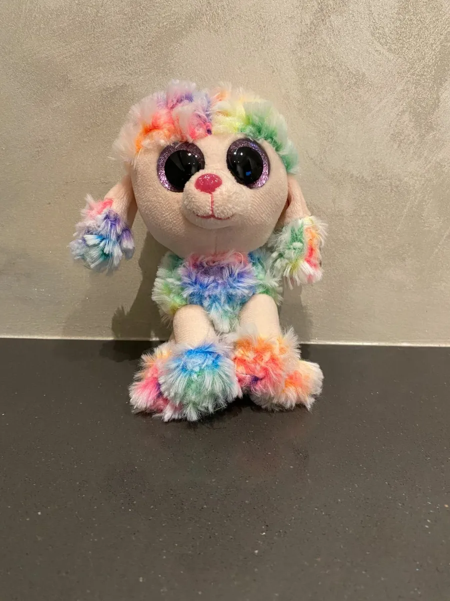 TY Beanie Boo Rainbow Poodle - Image 1