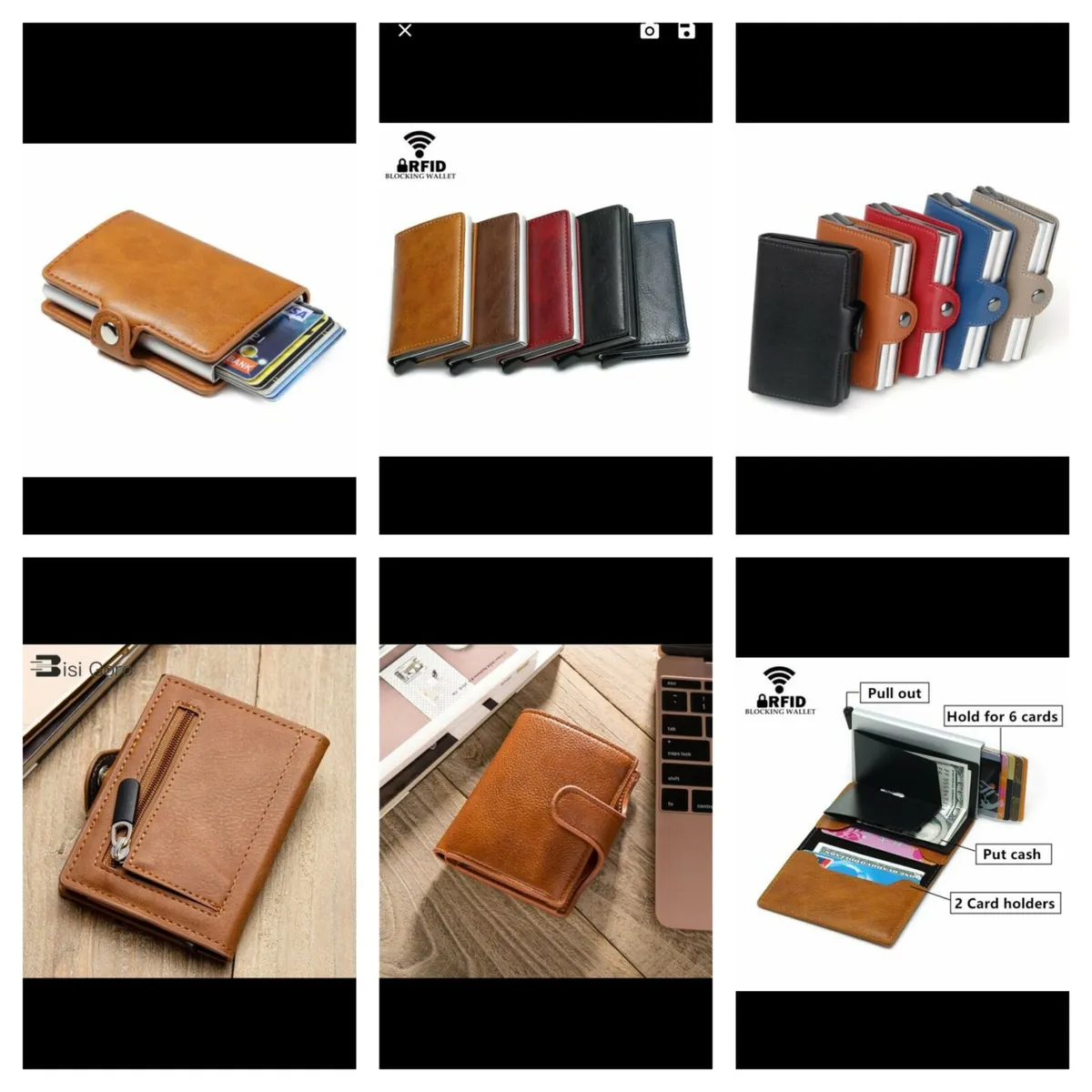 Anti Theft Card Wallets - Image 1