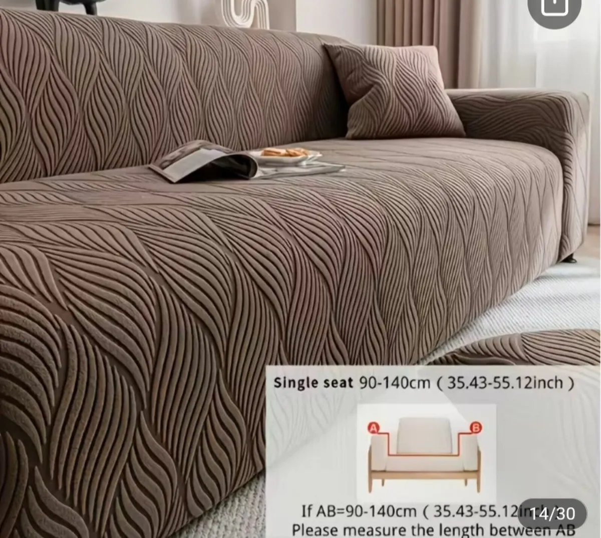 2 arm chair covers - Image 2