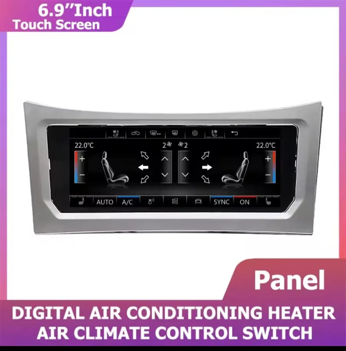 VW Passat 2018-2022 LCD climate control panel - Image 1