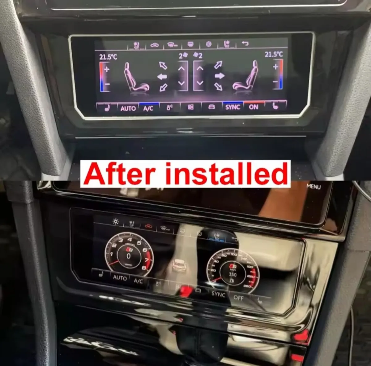 VW Passat 2018-2022 LCD climate control panel - Image 4