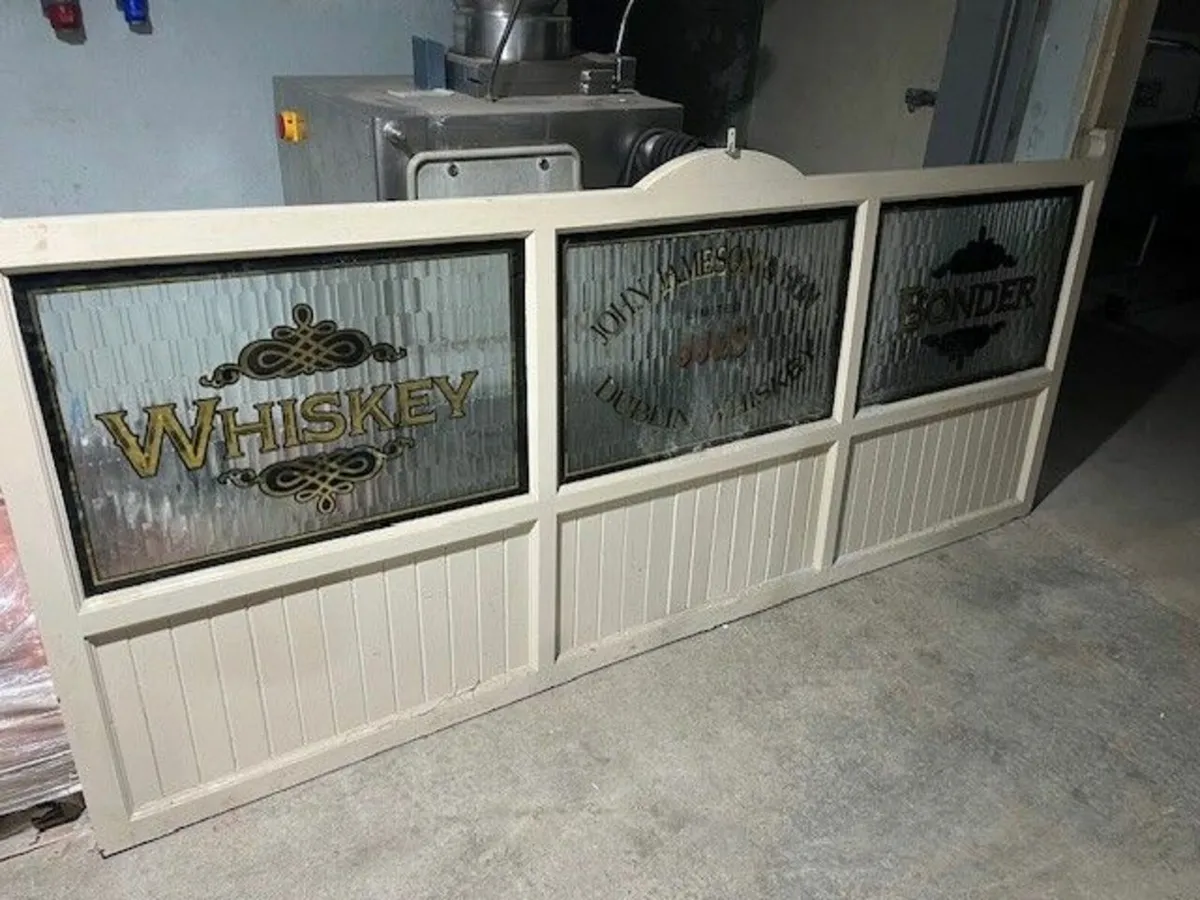 Large Jameson's Pub Window - Image 1