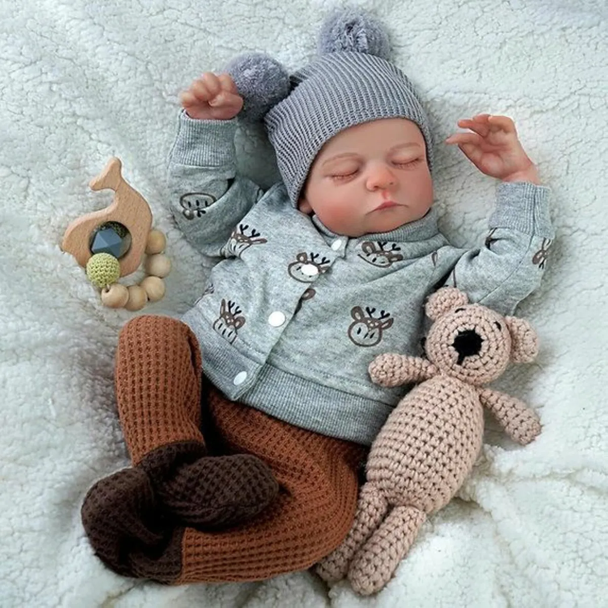 Reborn Baby Dolls Boy - - Image 1