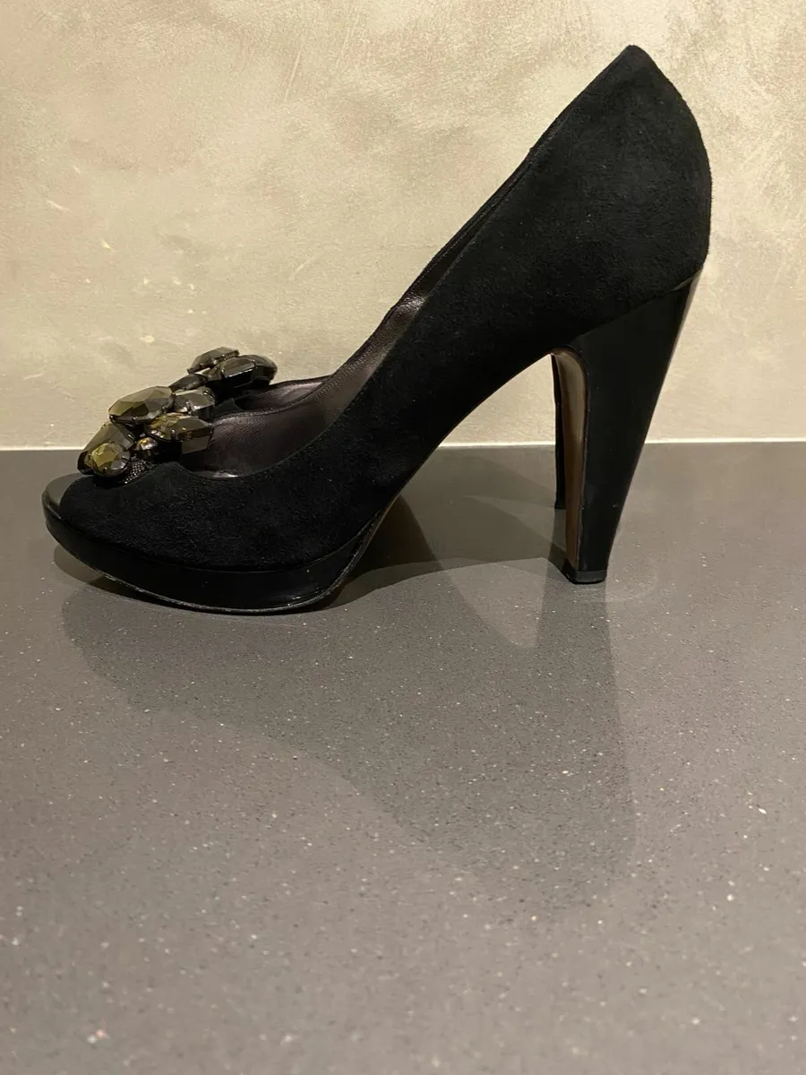 Black Hobbs High Heels Size 6 - Image 4