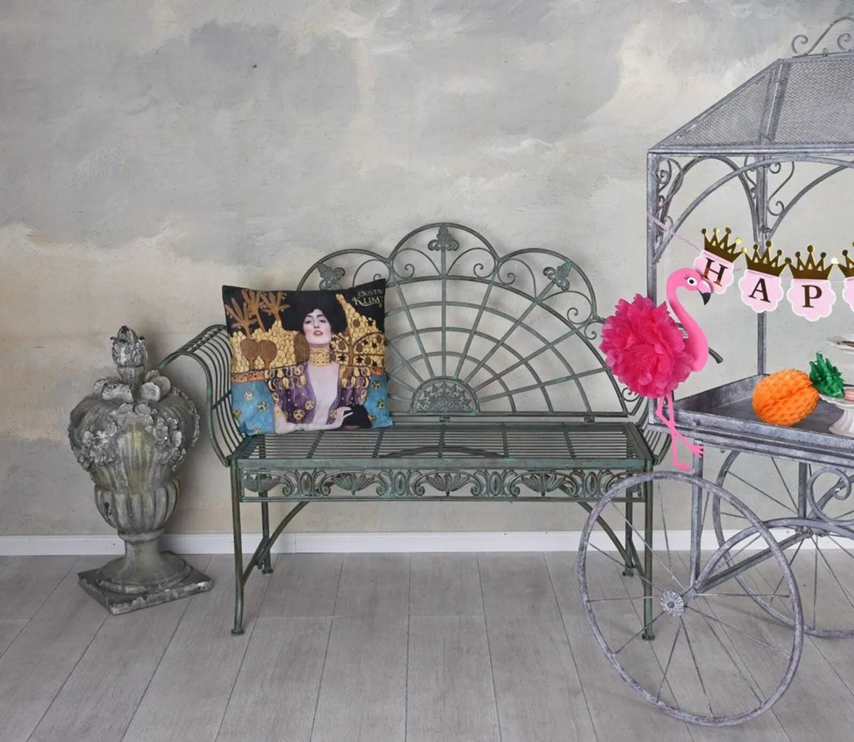 Garden Bench Antique Iron Bench Nostalgic Bench Wr - Image 4