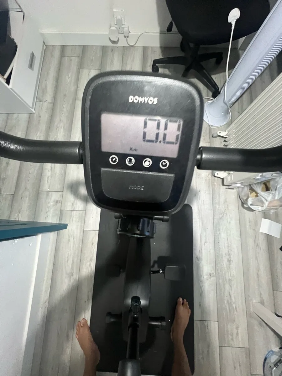 Exercise Bike and Protective Mat - Image 3