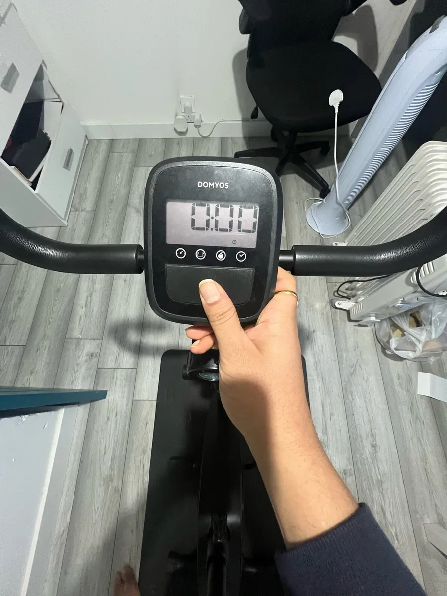 Exercise Bike and Protective Mat - Image 4