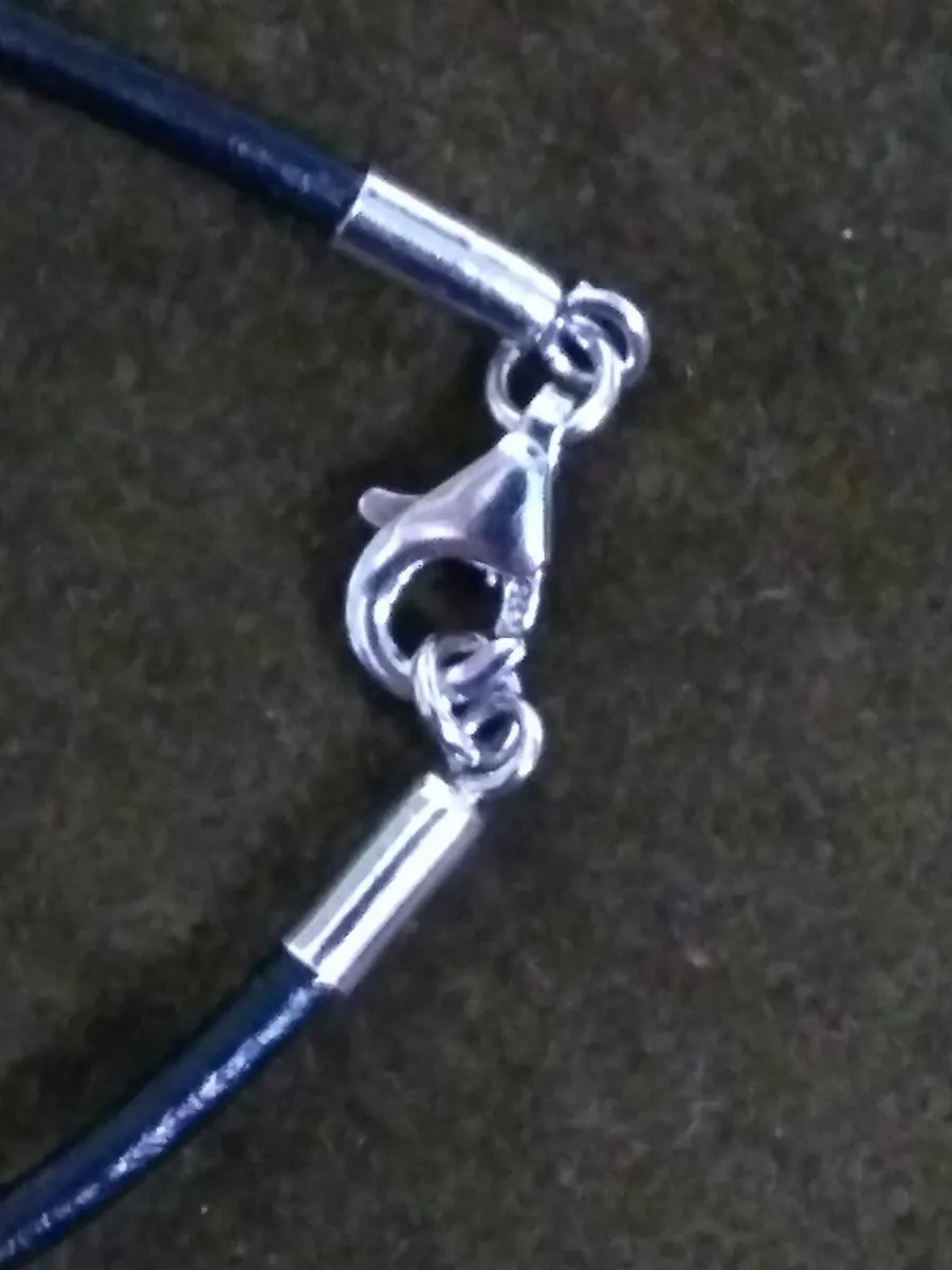 Vintage 925 Silver Tortoise Turtle Necklace - Image 3