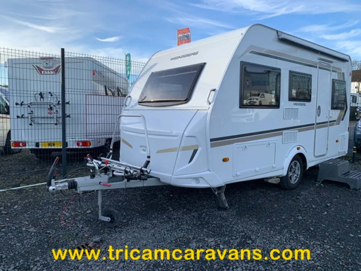 2025 Weinsberg CaraOne 390QD Compact Light Fxd Bed - Image 1