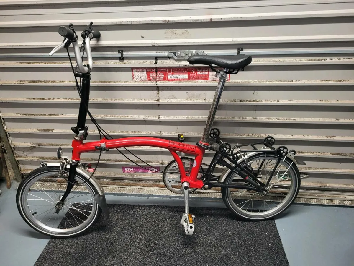 2 x Brompton bikes - Image 1