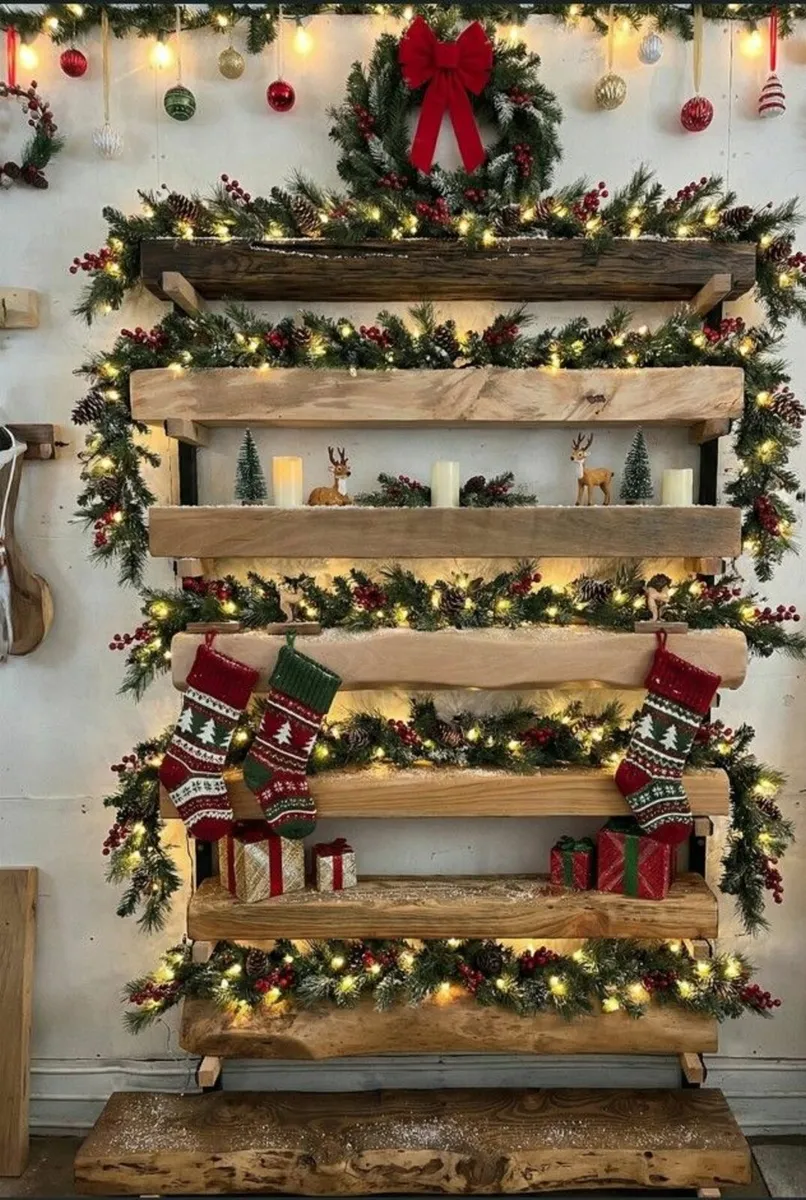 🎄🪵 Christmas Fireplace Mantels! ✨🎅 - Image 1