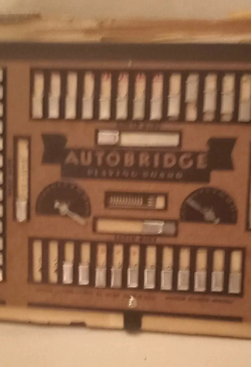 Antique Bridge Game - Image 1