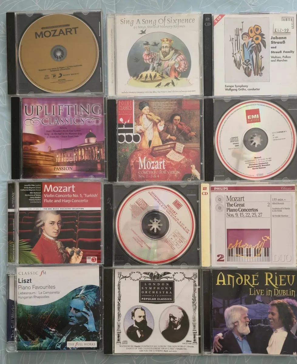 40 Cds With Classical Music Mozart Bach Liszt - Image 3