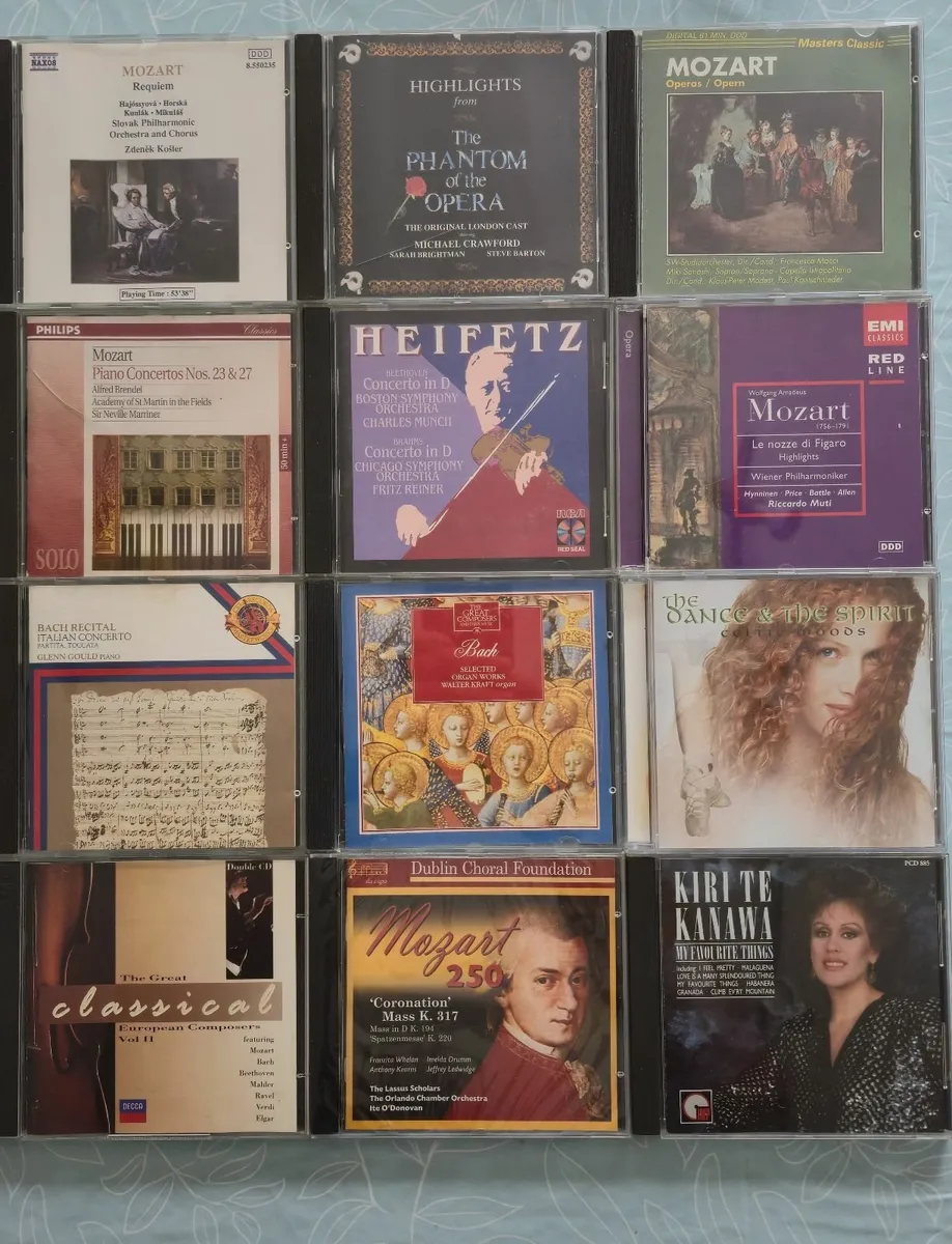 40 Cds With Classical Music Mozart Bach Liszt - Image 1