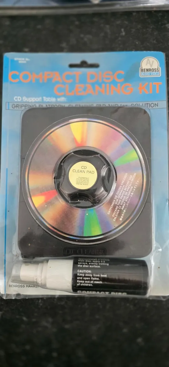Cd / Dvd Disc Cleaning Kit Originally Packed '90 - Image 4