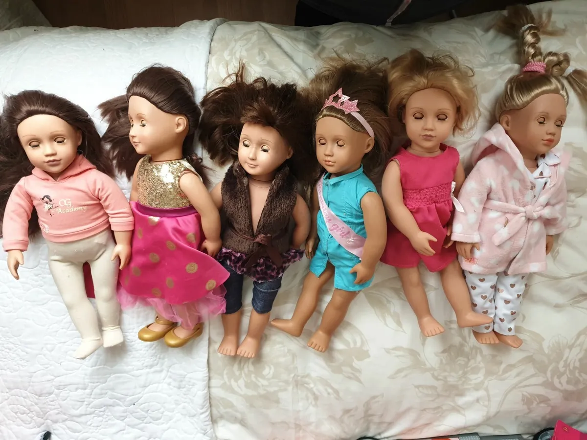 6 Our Generation Dolls - Image 1