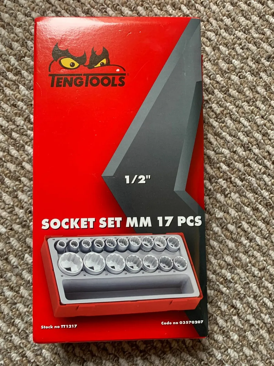 Teng Tools 1/2" Socket Set 17 Pieces - Image 1