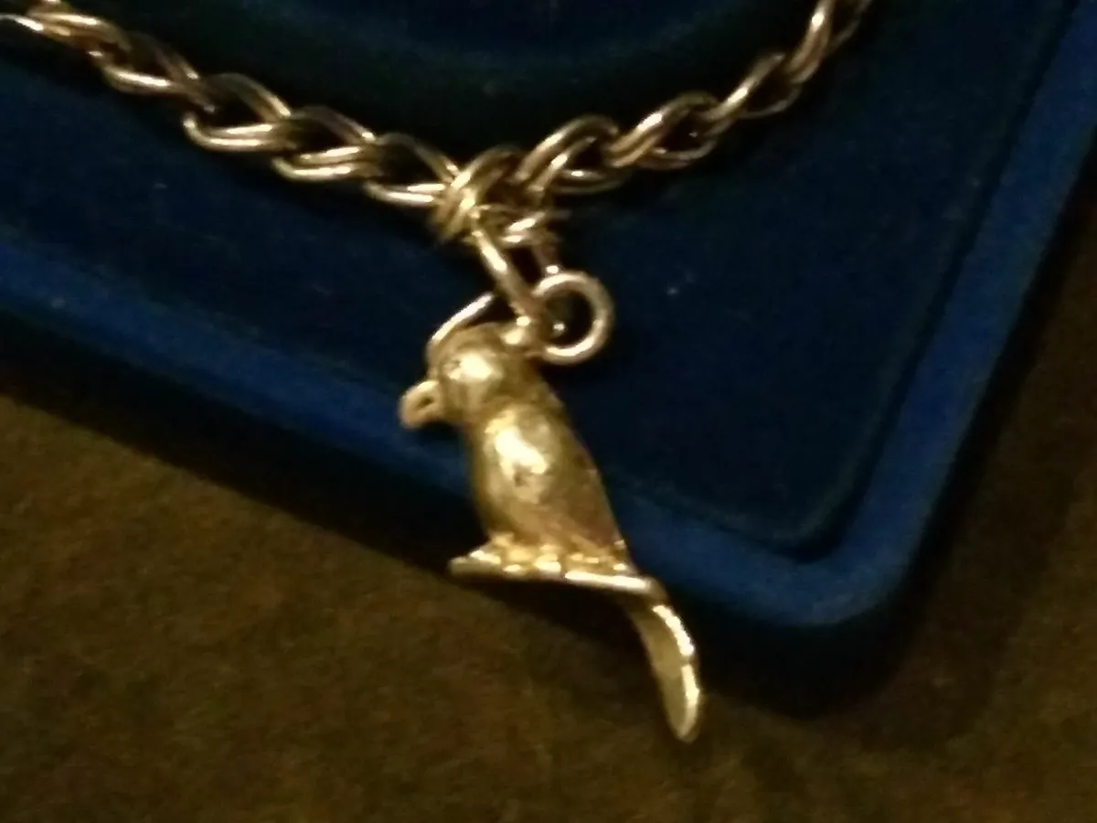 Vintage 925 Silver Charm Bracelet - Image 2