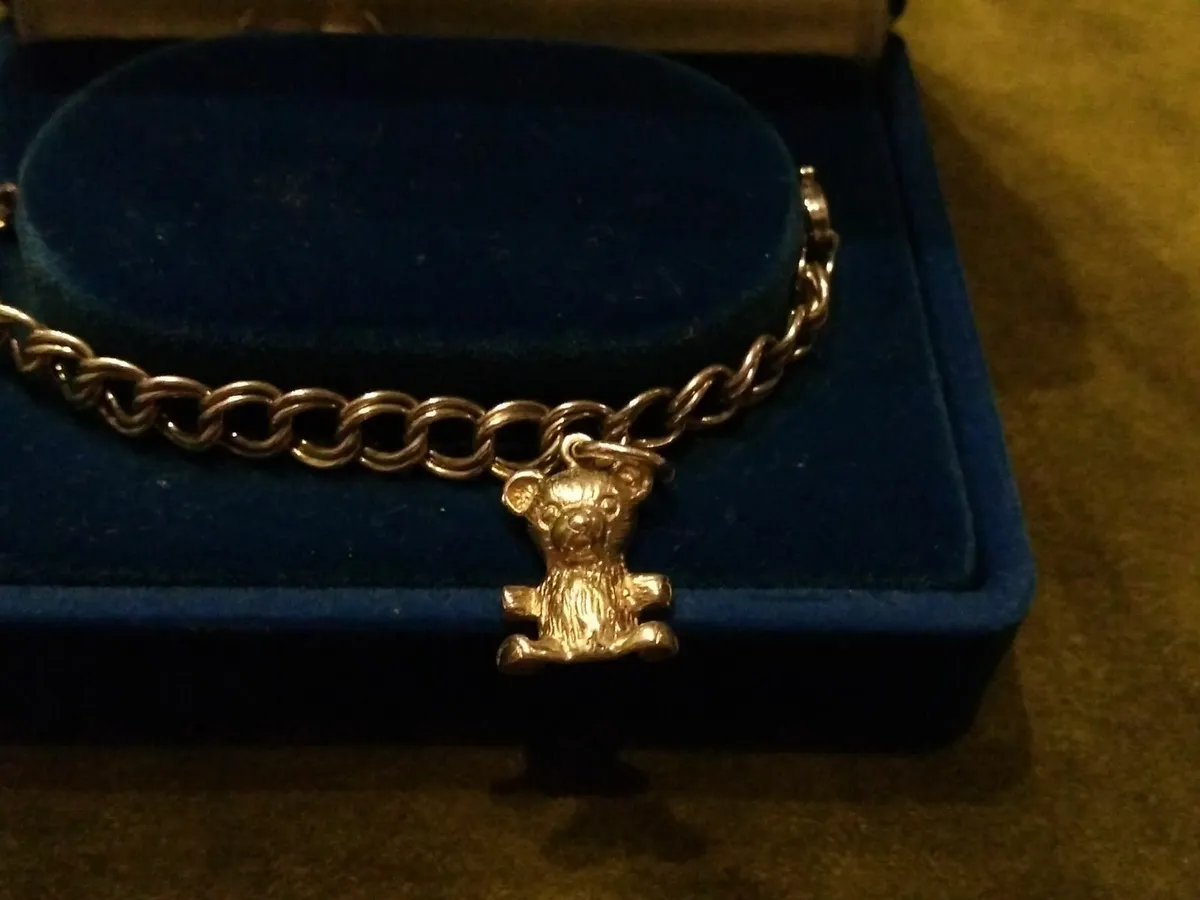 Vintage 925 Silver Charm Bracelet - Image 3