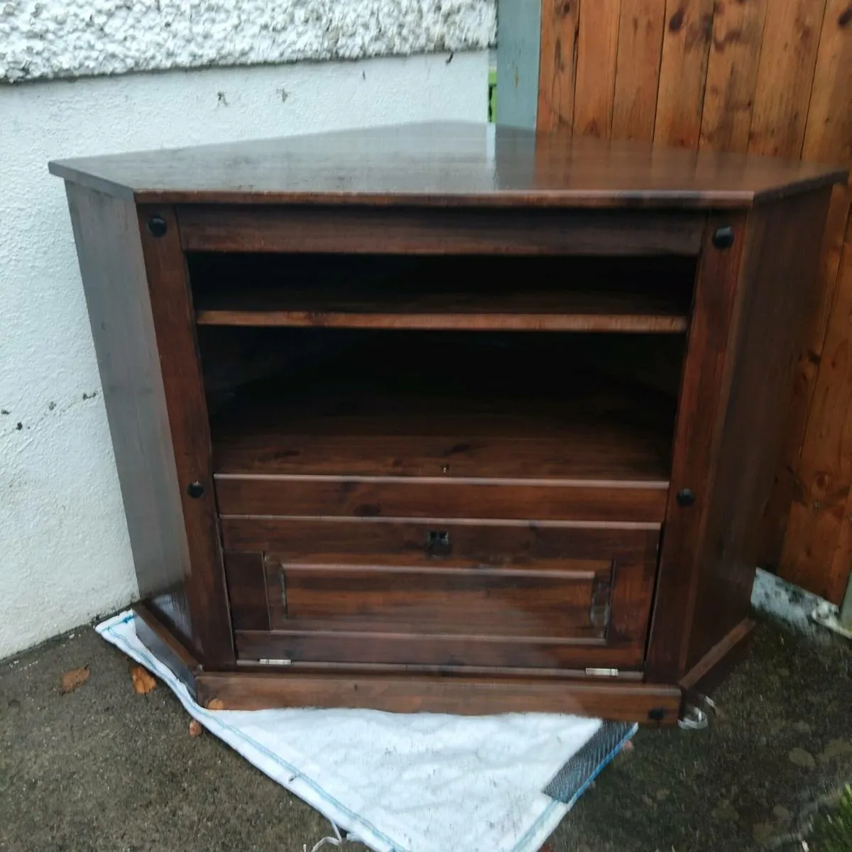 Wooden TV Stand - Image 1