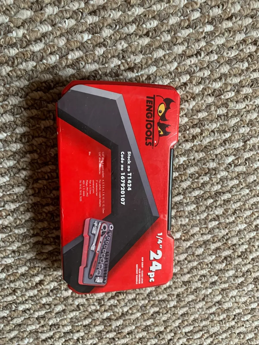 Teng Tools 1/4" Drive Socket Set 24 Pieces - Image 1