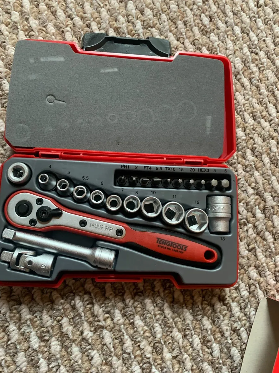 Teng Tools 1/4" Drive Socket Set 24 Pieces - Image 2
