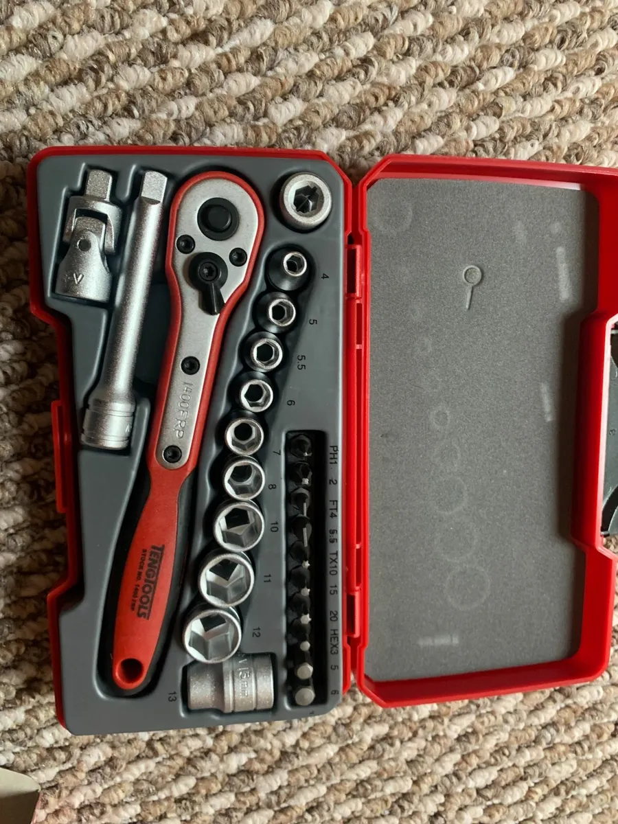 Teng Tools 1/4" Drive Socket Set 24 Pieces - Image 4