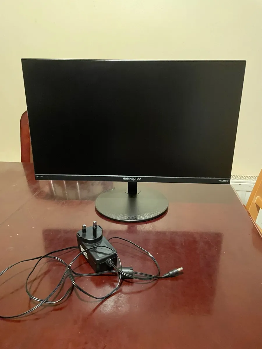 HANNspree HC225HFB 21,45” FHD VGA & HDMI Black wit - Image 1