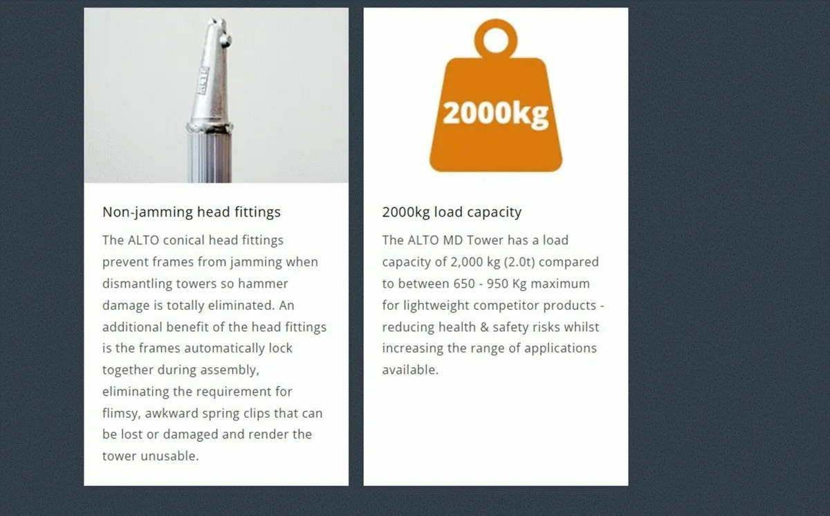 ALTO alloy scaffold tower - Image 3