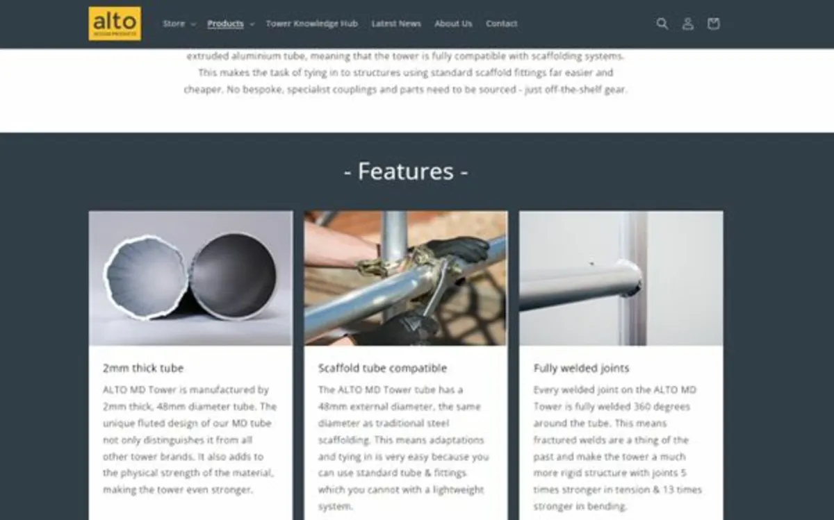 ALTO alloy scaffold tower - Image 4