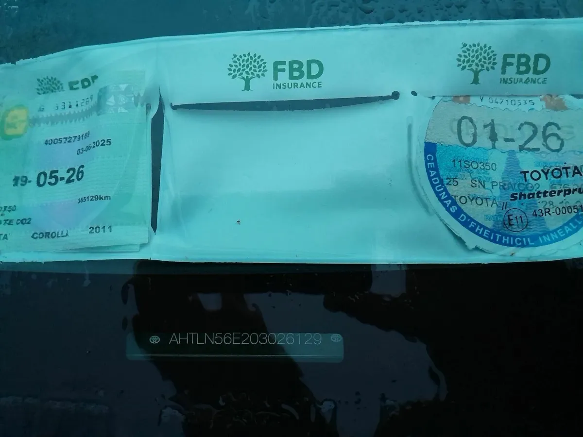 2011 Toyota Corolla  1,4  d4d nct +tax PRICE €2200 - Image 3