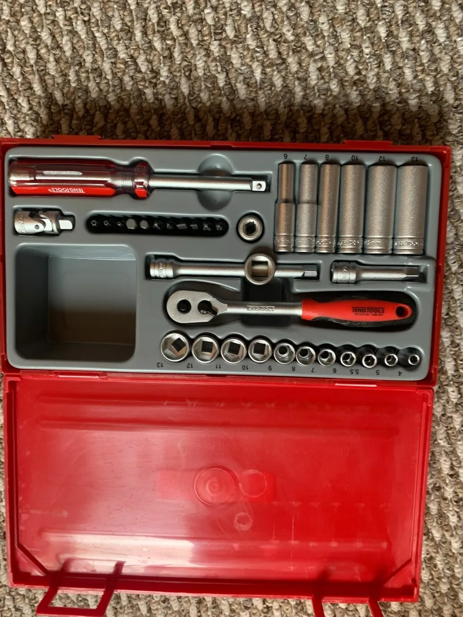 Teng Tool 1/4" Drive Socket Set 35 Pieces - Image 1