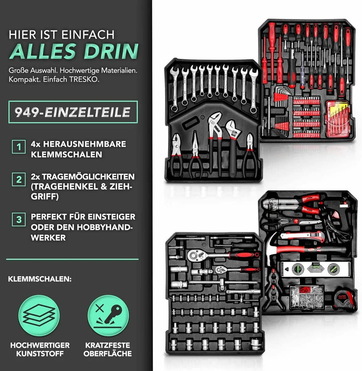 ToolTrolley Set 859 piece - Image 4