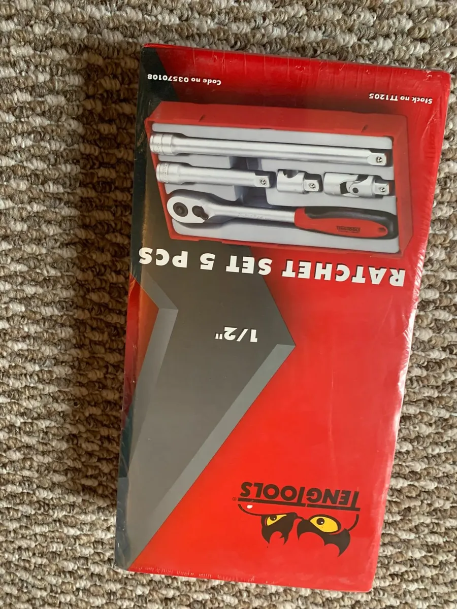 Teng Tool 1/2" Drive rachet Set 5 Pieces - Image 2