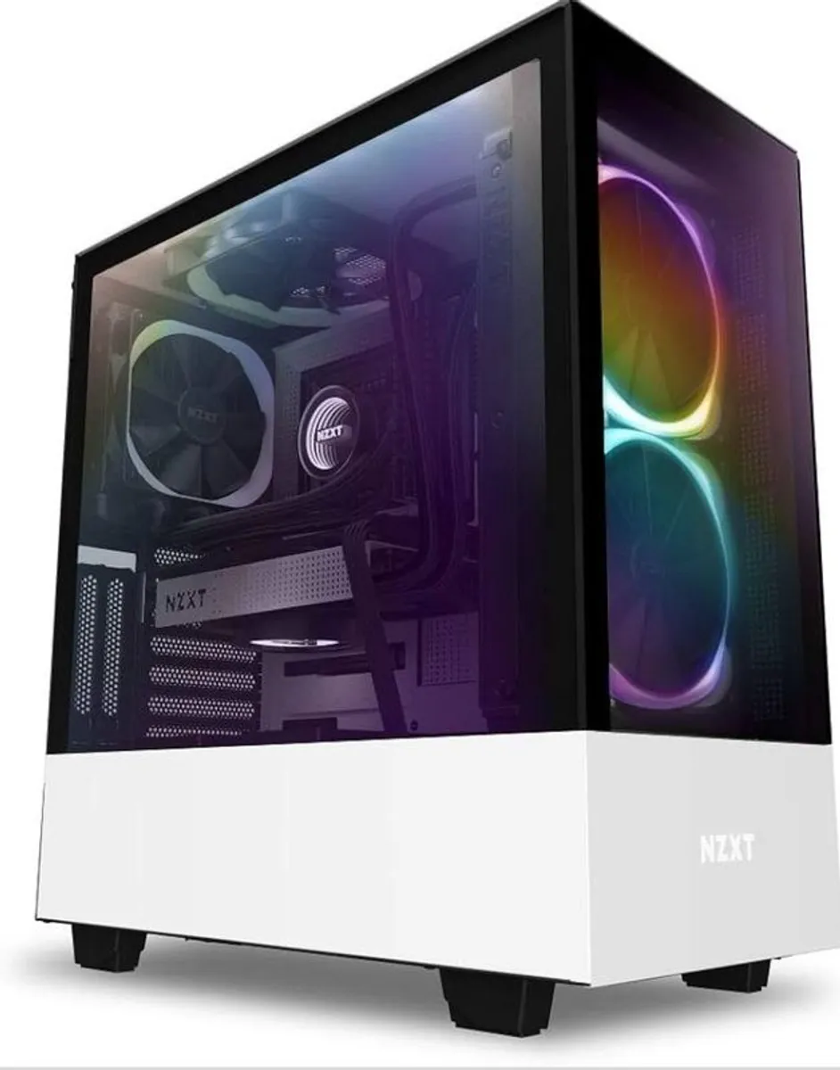 NZXT H510 Elite - CA-H510E-W1 - Premium Mid-Tower ATX Case PC Gaming Case - Image 1