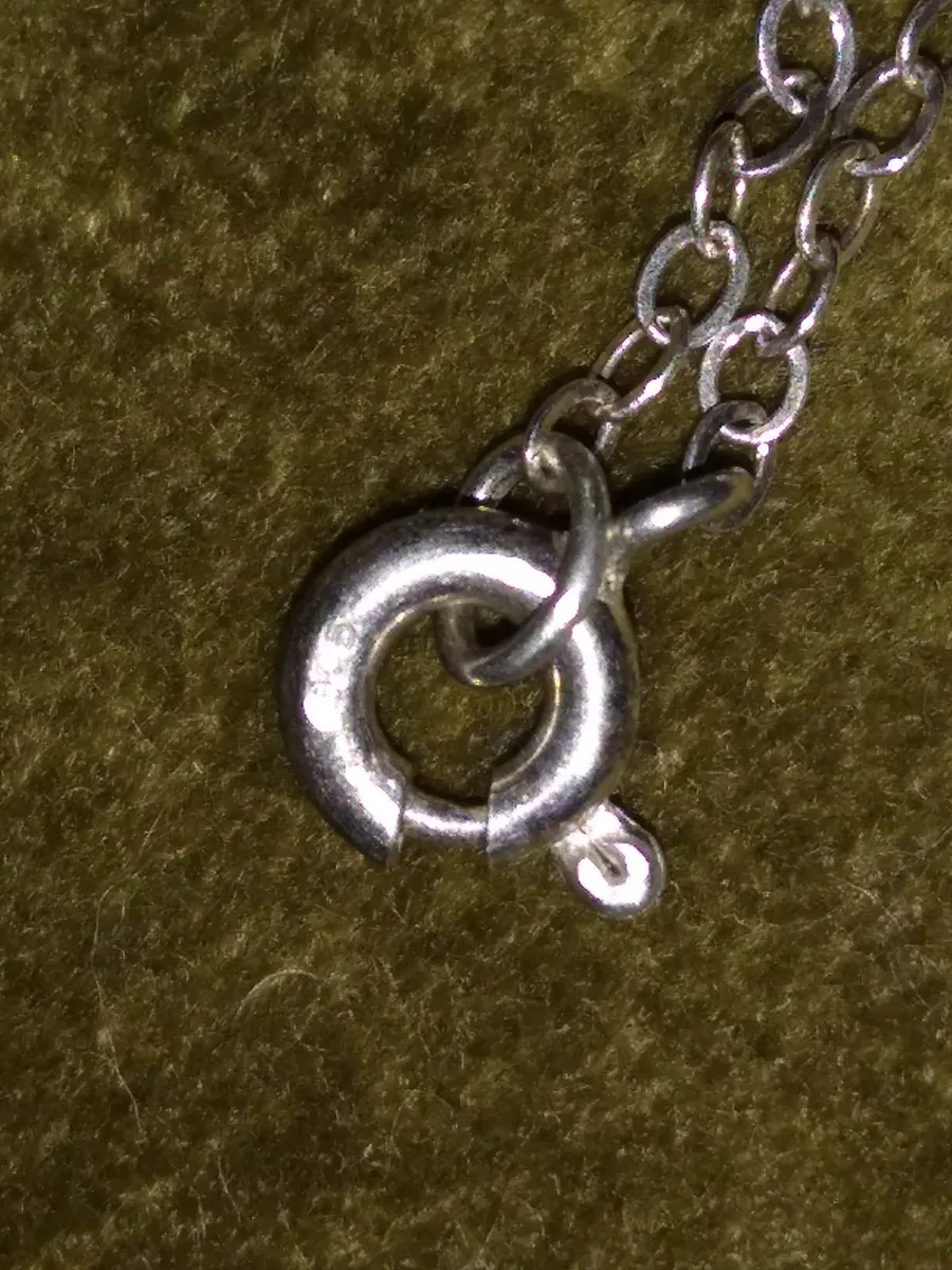 Vintage 925 Silver & Enamel Scorpion Necklace - Image 3