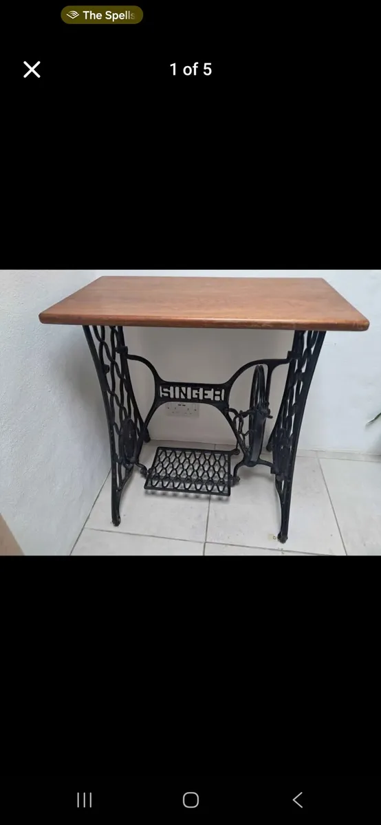 Genuine singer table - Image 1