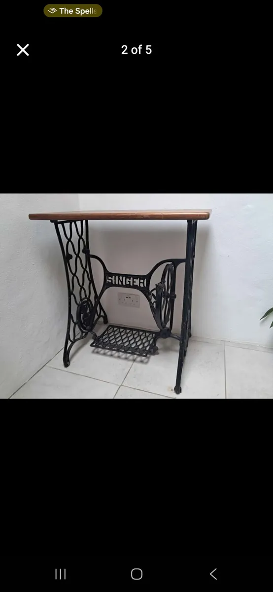 Genuine singer table - Image 2