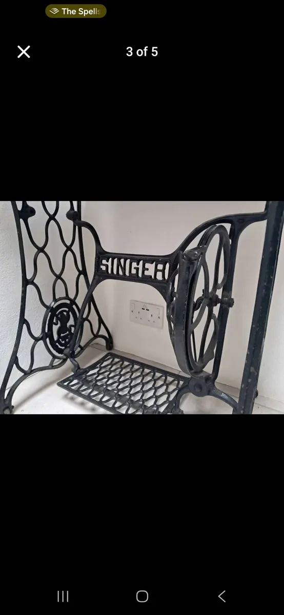 Genuine singer table - Image 3