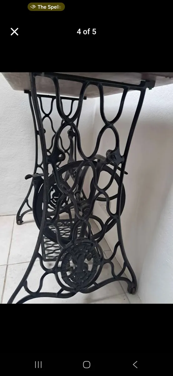 Genuine singer table - Image 4