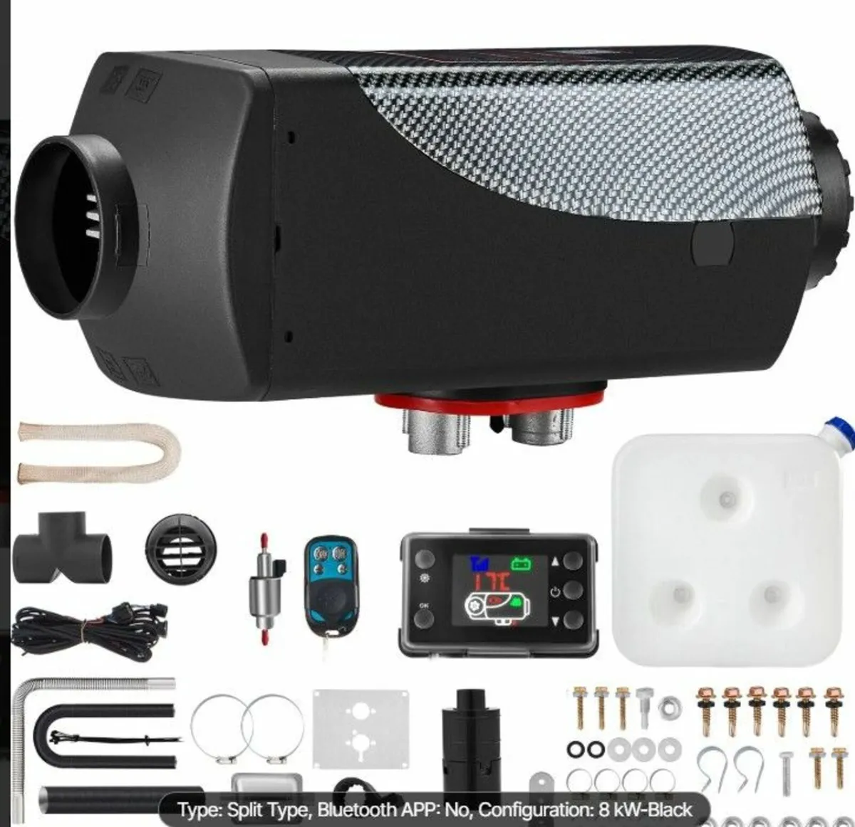 12V 8KW Diesel Air Heater With LCD Display - Image 1